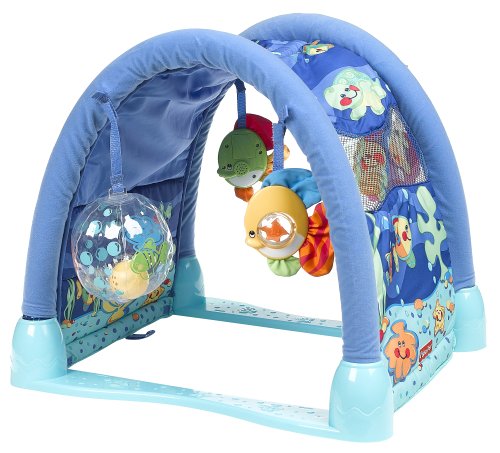 Childrens Toyshop  Toys : Fisher-Price Ocean Wonders Kick & Crawl Aquarium Gym