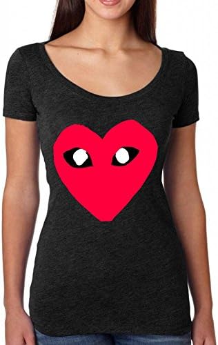 Customized Comme des Garcons Black Poly Cotton fit for Women T-shirt