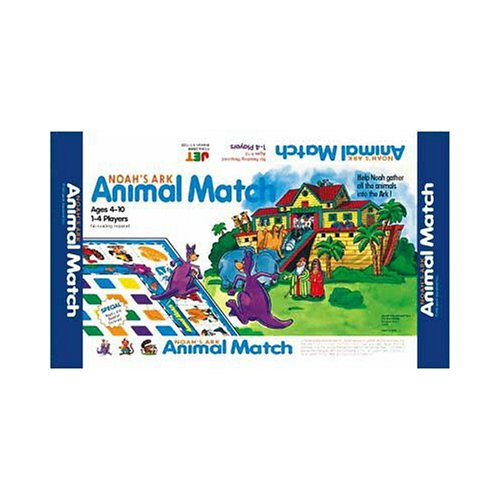 5153KMYRMBL Jewish Educational Toys Jewish Games Noahs Ark Animal Match Game