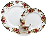 Royal Albert Old Country Roses 4-Piece Dinnerware Place Setting, Service for 1
