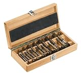 Steelex D3078 TiN Coated Forstner Bit Set, 15-Piece