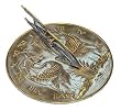 Brass Swan Sundial