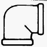 10 each: Brass Elbow (AB100A-A)