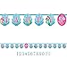 Disney Ariel Customizable Birthday Party Banner Decoration (1 Piece), Blue/Pink, 10 1/2'.