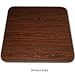 24 x 24 Square Table Top - Double Side Laminate - Oak / Walnut - Oak Street Manufacturing - OWARR2424