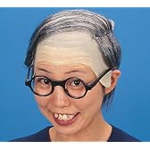 すだれはげかつら メガネ付き