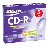 Memorex 700MB 48x CD-R (5 -Pack)