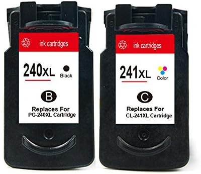 Compatible with Canon PG-240XL CL-241XL Ink Cartridge applies PIXMA MG2120 MG2220 MG3120 MG3122 MG3220 MG3222 MG3520 MG4120 MG4220 MX372 MX392 MX432 MX439 MX452