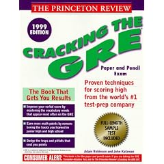 Cracking the GRE, 1999 Edition (Annual)