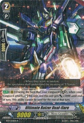 Cardfight!! Vanguard TCG - Ultimate Raizer Dual-flare (BT17/036EN) - Booster Set 17: Blazing Perdition ver.E