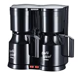 Severin KA 5826 Duo-Thermo-Kaffeeautomat, schwarz / 2 x bis 8 Tassen / 2 x 800 W