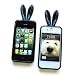 Bunny Crystal Diamond Skin Case for Apple iPhone 4 & 4S, Smoke