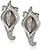 Amazon Collection Sterling Silver and Diamond Calla Lily Earrings and Pendant Necklace Box Set (1/10 cttw, I-J Color, I2-I3 Clarity), 18
