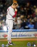 Curt Schilling Boston Red Sox - Kiss the Necklace - 8x10 Autographed Photograph