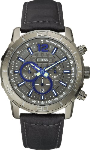 Image of Guess Gents Chrono Strap Watch W19006G1