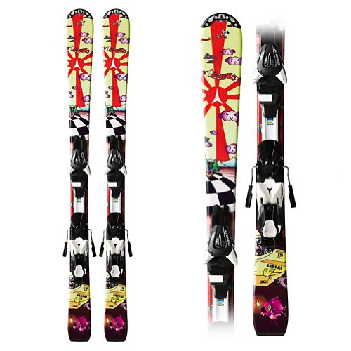 Atomic Rascal XTE 7 Kids Skis with XTE 7 Bindings 2012