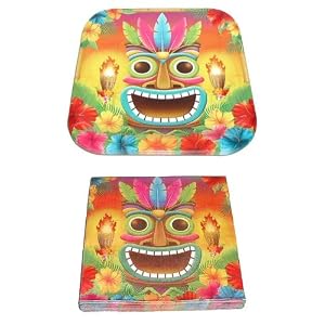 Click to buy Tiki ~ Polynesian Luau Party Pack ~ 14 Plates & 20 Napkinsfrom Amazon! Click to buy Tiki ~ Polynesian Luau Party Pack ~ 14 Plates & 20 Napkinsfrom Amazon!