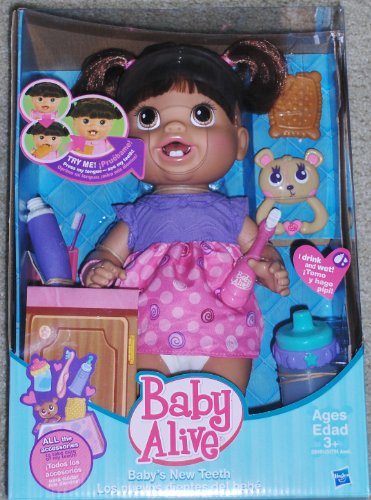 Baby Alive Baby's New Teeth Doll - Brunette