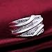 New Fashion Jewelry 925 Silver Beautiful Austrian Crystal Band Ring(Q)