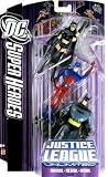  : DC Super Heroes: Justice League Unlimited and gt; Huntress, Atom and Batman (Purple Card) Action Figure Multi-Pack