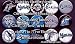 Set of 15 Florida Marlins Pins 1.25
