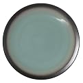 Reactive Set of 4 Dinner Plates - Teal