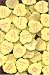 Yellow Fluted Wedding Hearts [10lb. Bulk Case]