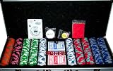 500pc 14g Premium Nexgen Style Poker Chip Set w/ FREE Accessories