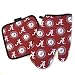 University of Alabama Mitt Potholder Set Alabama Crimson Tide for Kitchen Tailgating Barbecue or Outdoor Cooking POT HOLDER SET GIFT IDEA