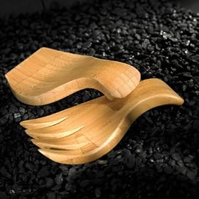 Silea Bamboo Salad Server Set