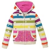 striped heart hoodie