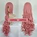 Vocaloid Megurine Luka Pink Cosplay Curly Wig 40