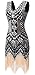 gastbypty Womens 1920's Vintage Gatsby Bead Sequin Deco Flapper Dress