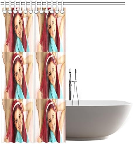 MOXUR Ariana Grande Shower Curtain 60"x72" - Waterproof Polyester Fabric