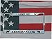 ABERDEEN COW LASER ENGRAVED CHROME LICENSE PLATE FRAME NEW