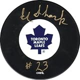 Eddie Shack Toronto Maple Leafs Autographed Hockey Puck