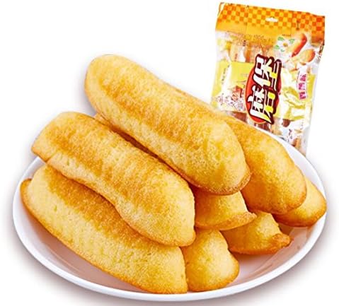 Guangdong Speciality: Soft Banana Taste Bread Traditional Cake for Breakfast and Afternoon Tea 245g/8.6oz