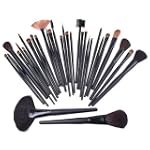 Jazooli 32 pcs Makeup Brush Cosmetic...
