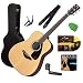 Yamaha FG700S Acoustic Guitar Bundle with Hard Case, Strap, Strings, Stringwinder, Picks, Capo, and DVD