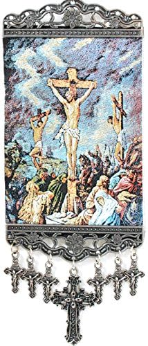 Jesus, Cross Wall Hanging Tapestry Banner