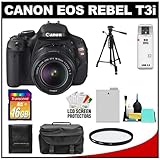 Canon EOS Rebel T3i 18.0 MP Digital SLR Camera Body & EF-S 18-55mm IS II Le ....
