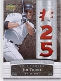 2007 Upper Deck Premier Patches Triple #JT - Jim Thome - Chicago White Sox - Serial #d 24/91 - Game Used Jersey Swatch