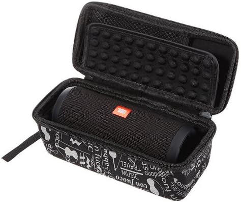 Alisable New Carry Travel Zipper Portable Protective EVA Storage Hard Case Box Cover Bag for JBL Flip 3 Bluetooth Speaker - Fits the Charger Cable?