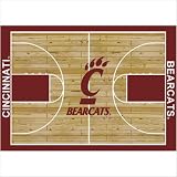Cincinnati Bearcats 7 8 x 10 9 Home Court Area Rug