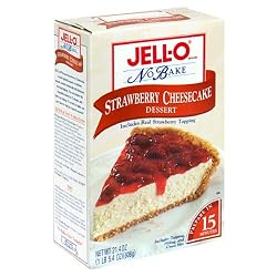 Jell-ONo-BakeStrawberryCheesecakeDessert,21.4-OunceBoxes(Packof10)