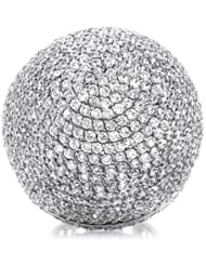 Illuminadas Dome Ring Cocktail Ring - Silver Tone
