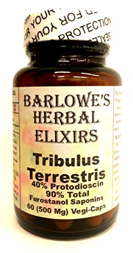 Tribulus Terrestris Extract - 40% Protodioscin 90% Total Saponins - 60 500mg VegiCaps - Stearate Free