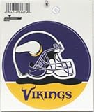 MINNESOTA VIKINGS 5 INCH ROUND DECAL.
