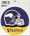 MINNESOTA VIKINGS 5 INCH ROUND DECAL.