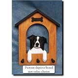 Border Collie (Red) Doghouse Leash Holder